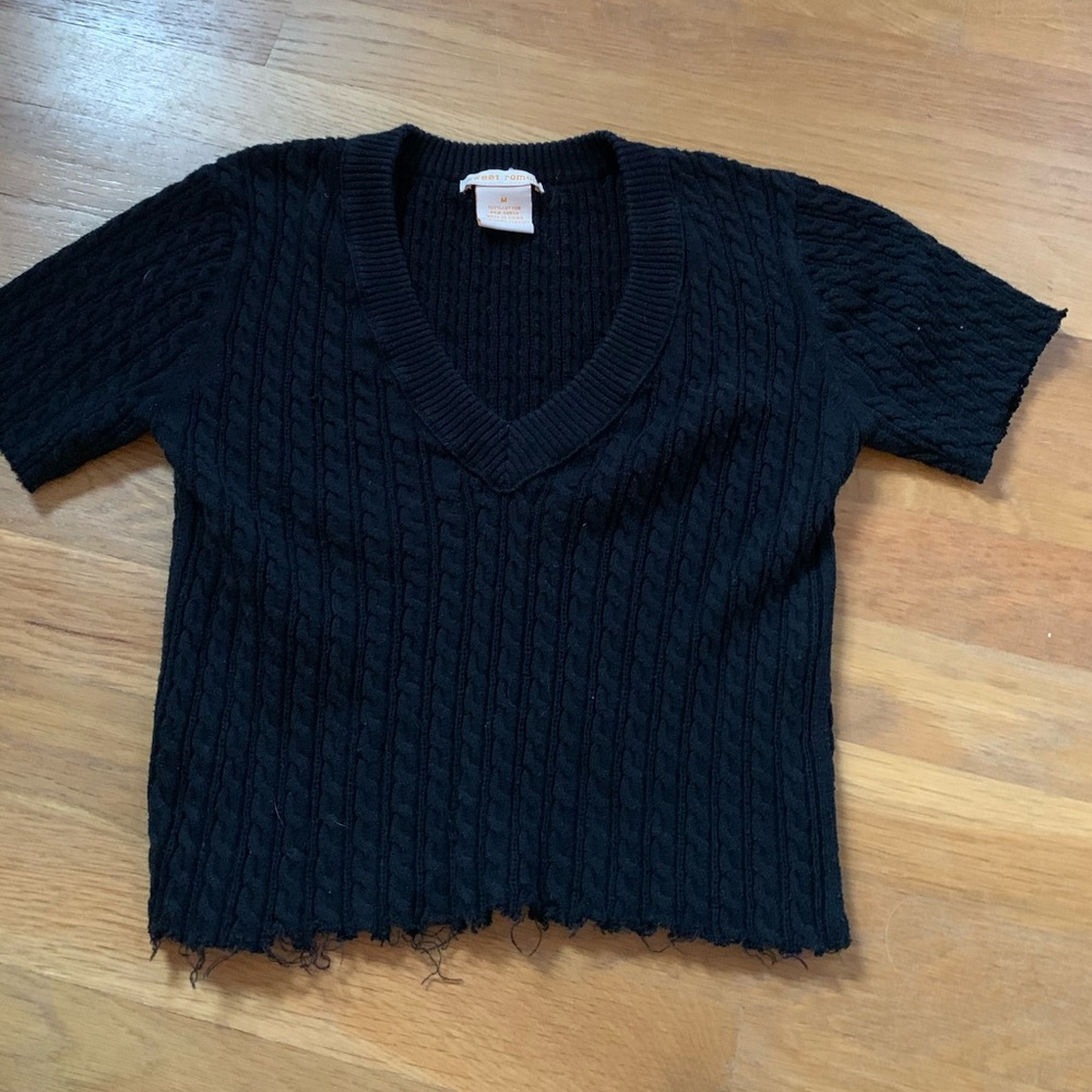 Sweet Romeo sweater crop top